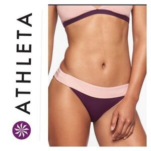 Athleta Mod Block Medium Rise Bottom Size Medium